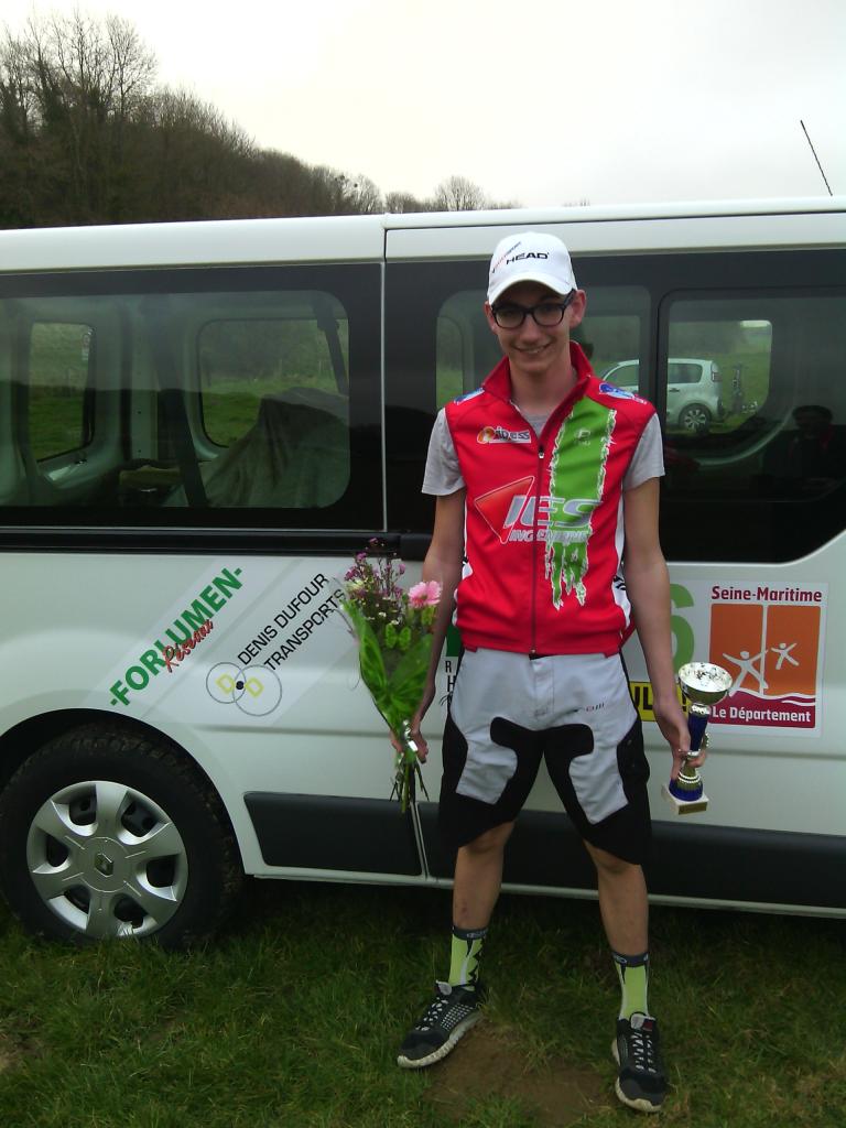 Dorian vainqueur en cadet